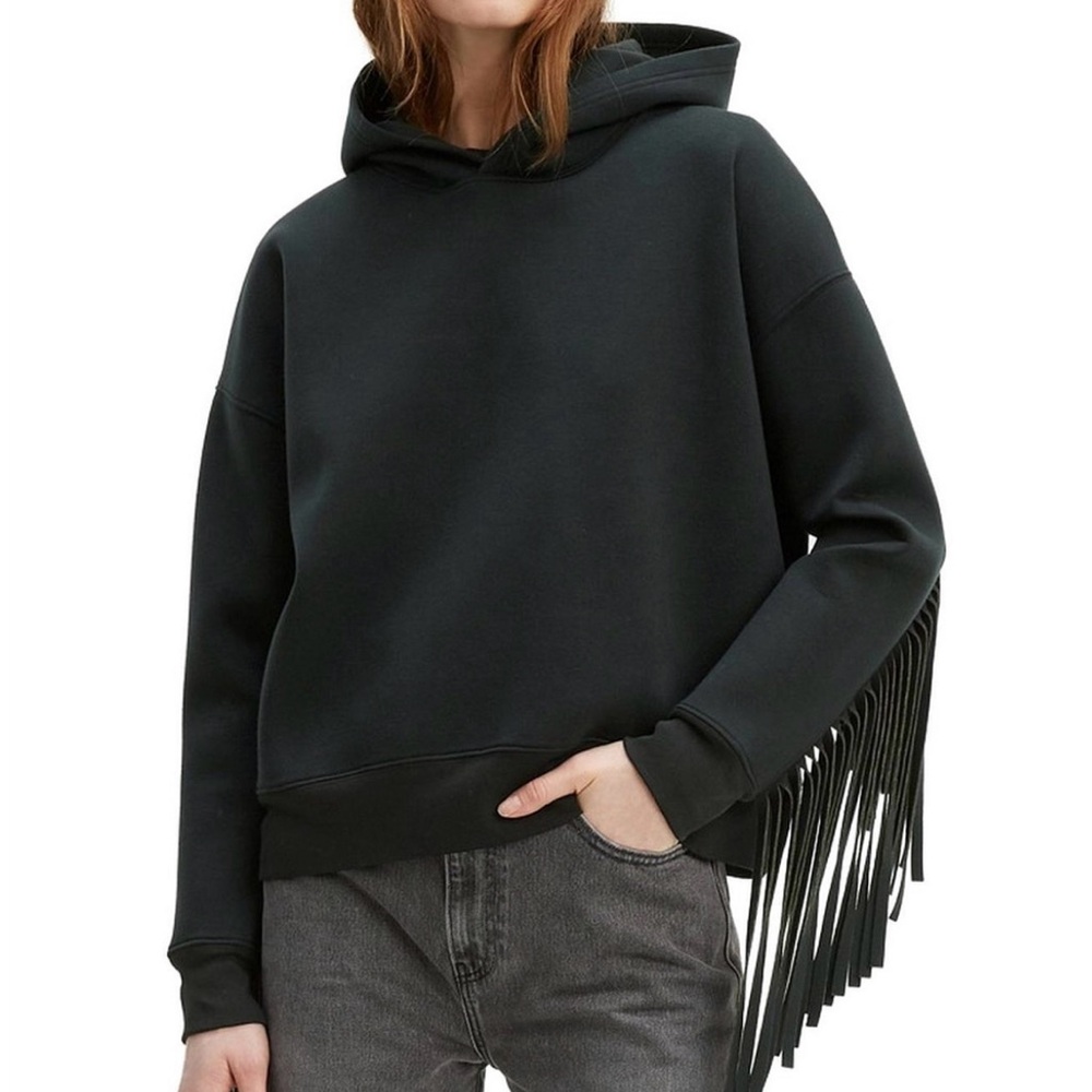 Levi's Black Fringe Hoodie - Picture 3 of 6
